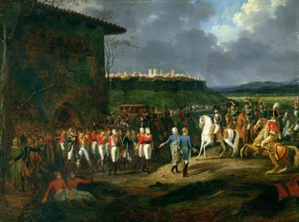 The English Prisoners at Astorga Being Presented to Napoleon Bonaparte